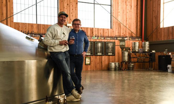 Brouwers van Dogfish en Rodenbach